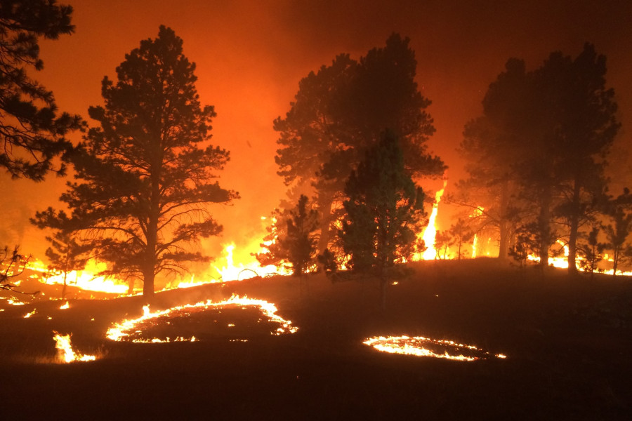 Auburn Fire in South Dakota1